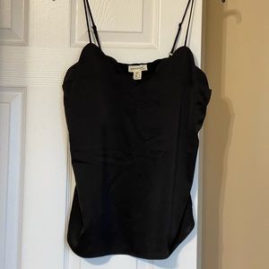 CUTE Black Satin Cami
